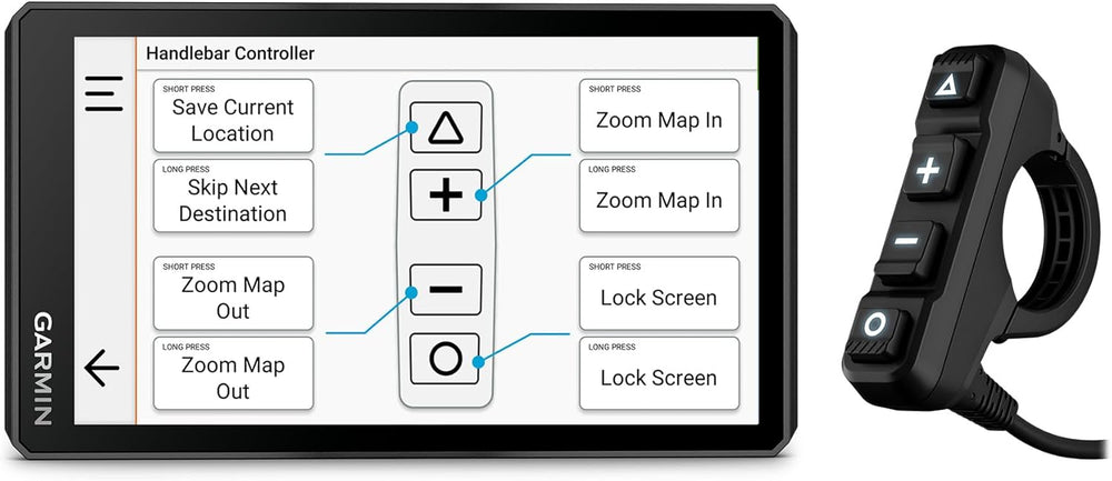 Garmin Handlebar Controller with navigator