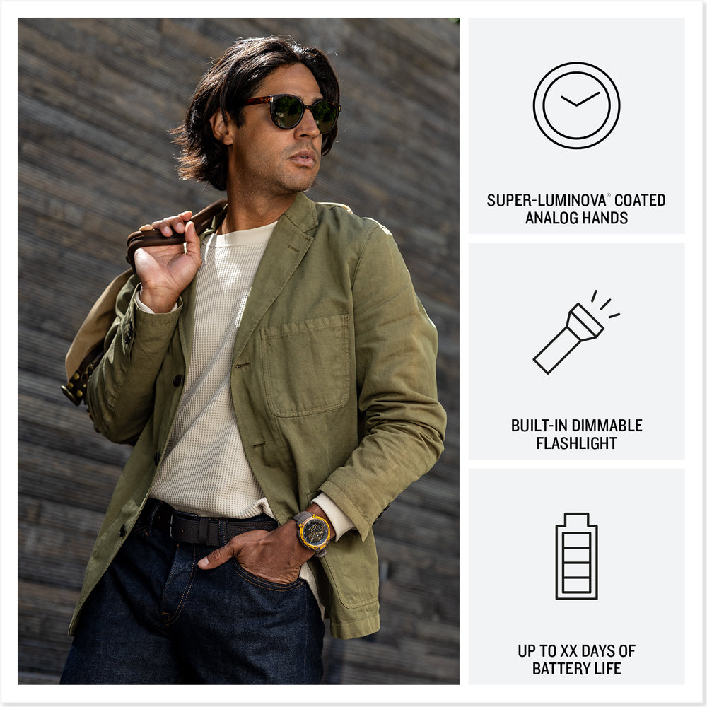 Garmin Instinct Crossover AMOLED built in dimmable flashlight