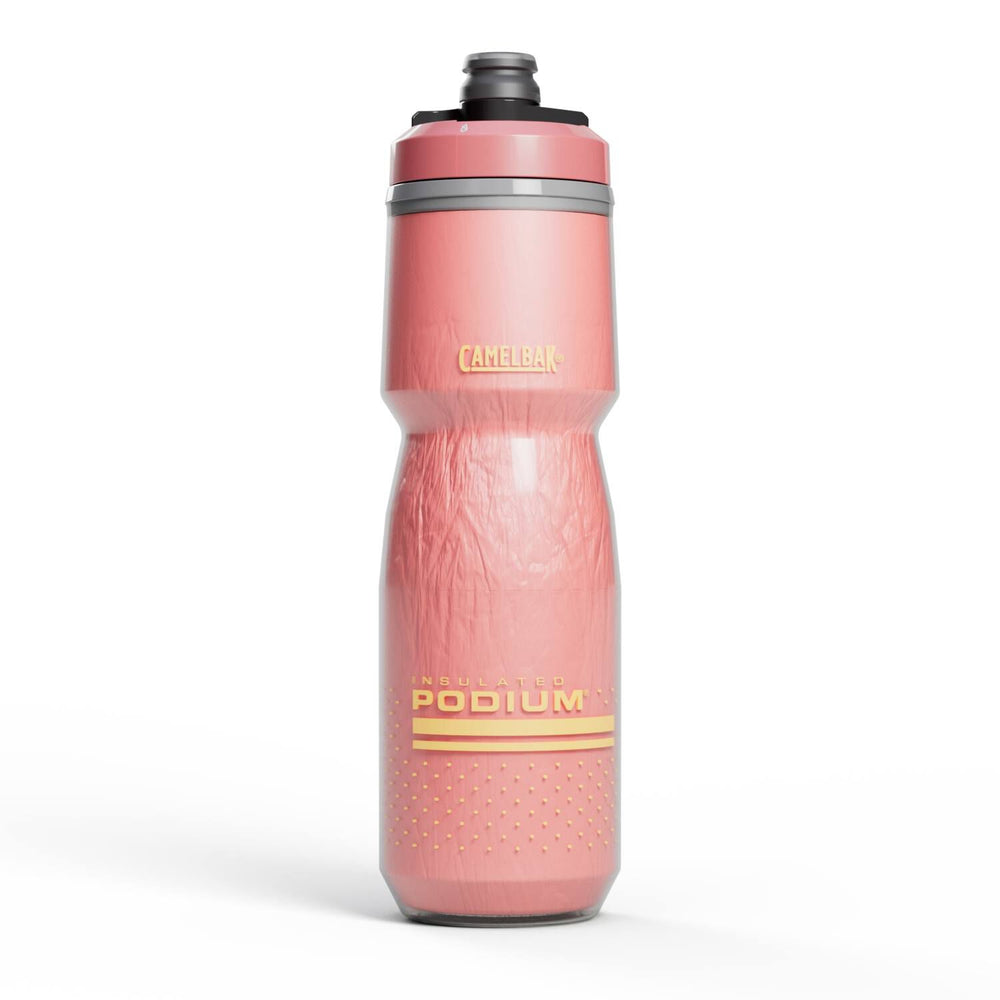 Camelbak Podium Chill Bike Bottle, Insulated Water Bottles Camelbak 24 oz Coral Sunset