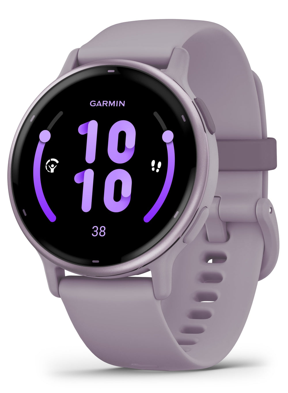 Garmin Activity Monitors Metallic Orchid Aluminum Bezel with Orchid Case Garmin vivoactive 5 GPS Smartwatch