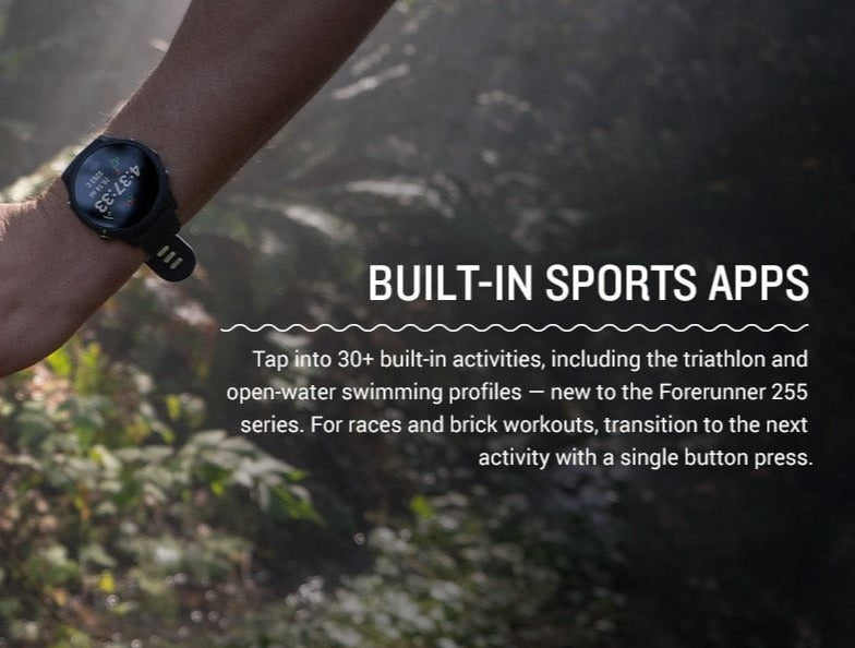 Garmin Heart Rate Monitors Garmin Forerunner 255 / 255S Music GPS Running Watch