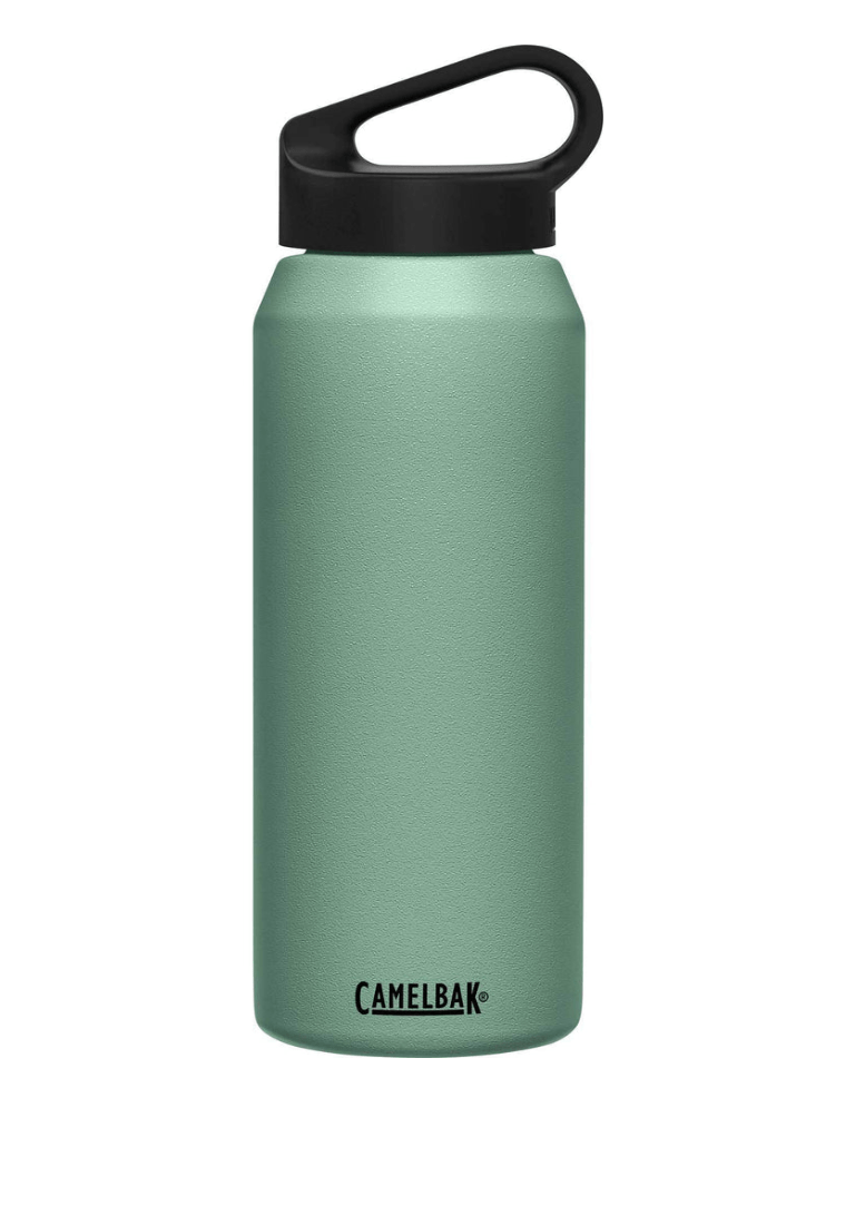 Camelbak Carry Cap 32 oz Bottle, Insulated Stainless Steel Water Bottles Camelbak Moss
