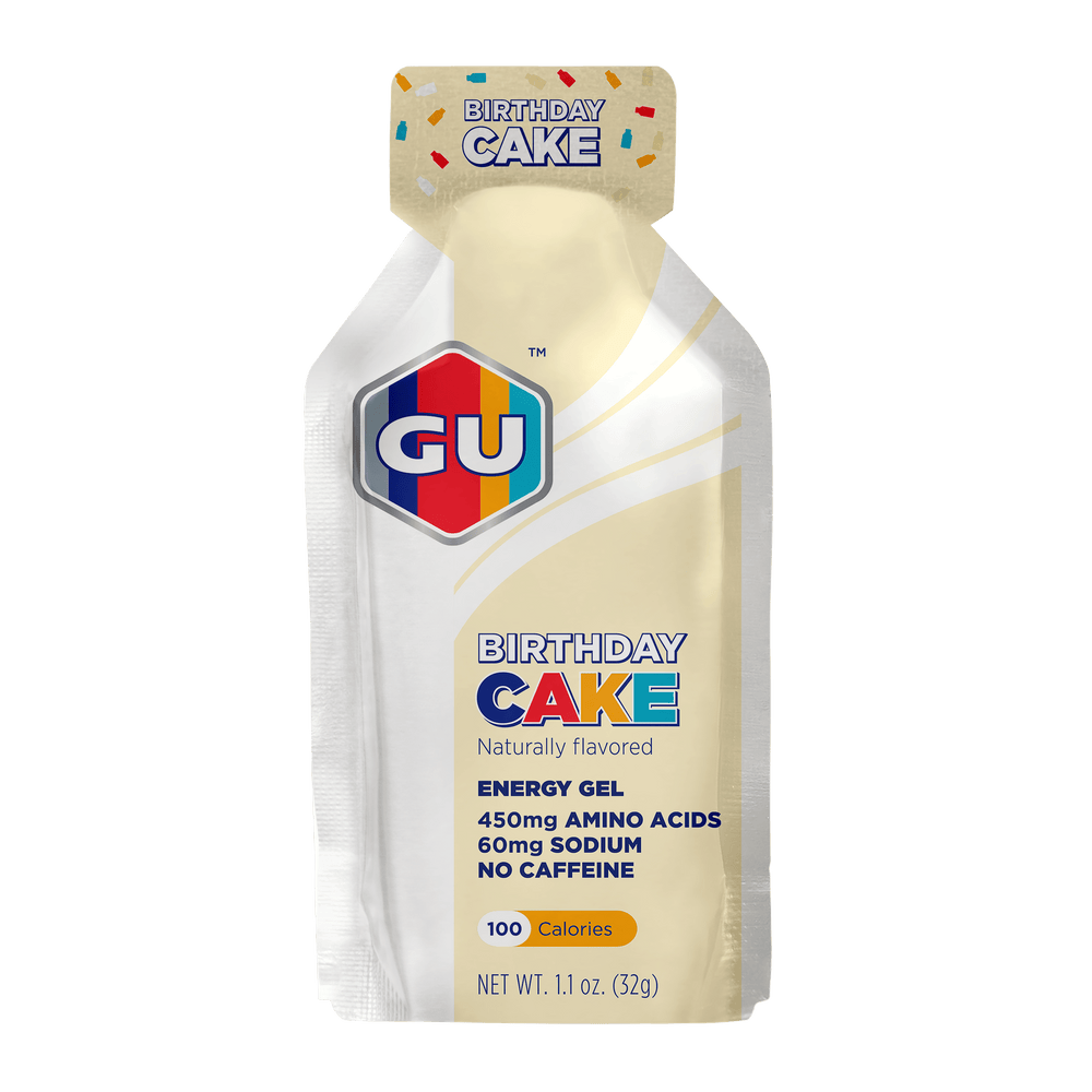 GU Original Sports Nutrition Energy Gels - 24 Pack Sports Nutrition GU Birthday Cake