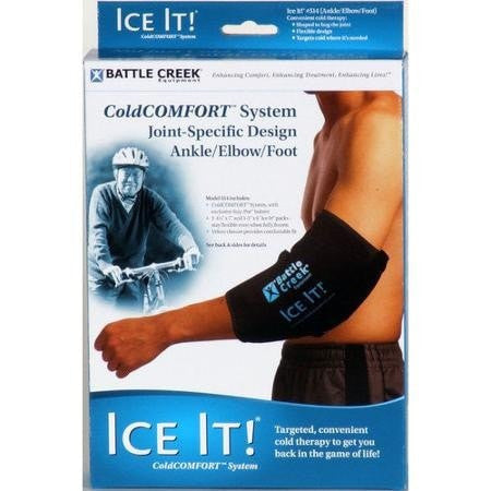 Ice it! ColdCOMFORT (model 514) Ankle, Elbow Foot Cold Therapy Thermophore   