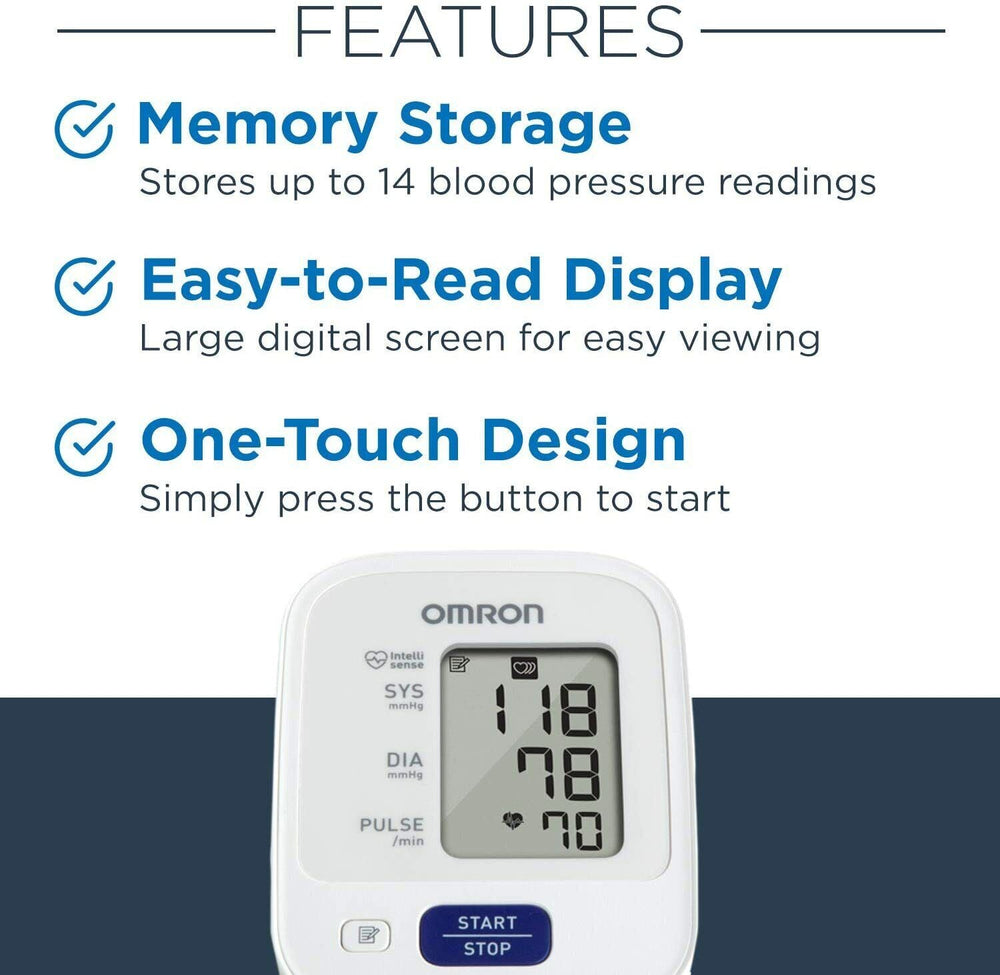 Omron 3 Series Upper Arm Blood Pressure Monitor Automatic Blood Pressure Omron