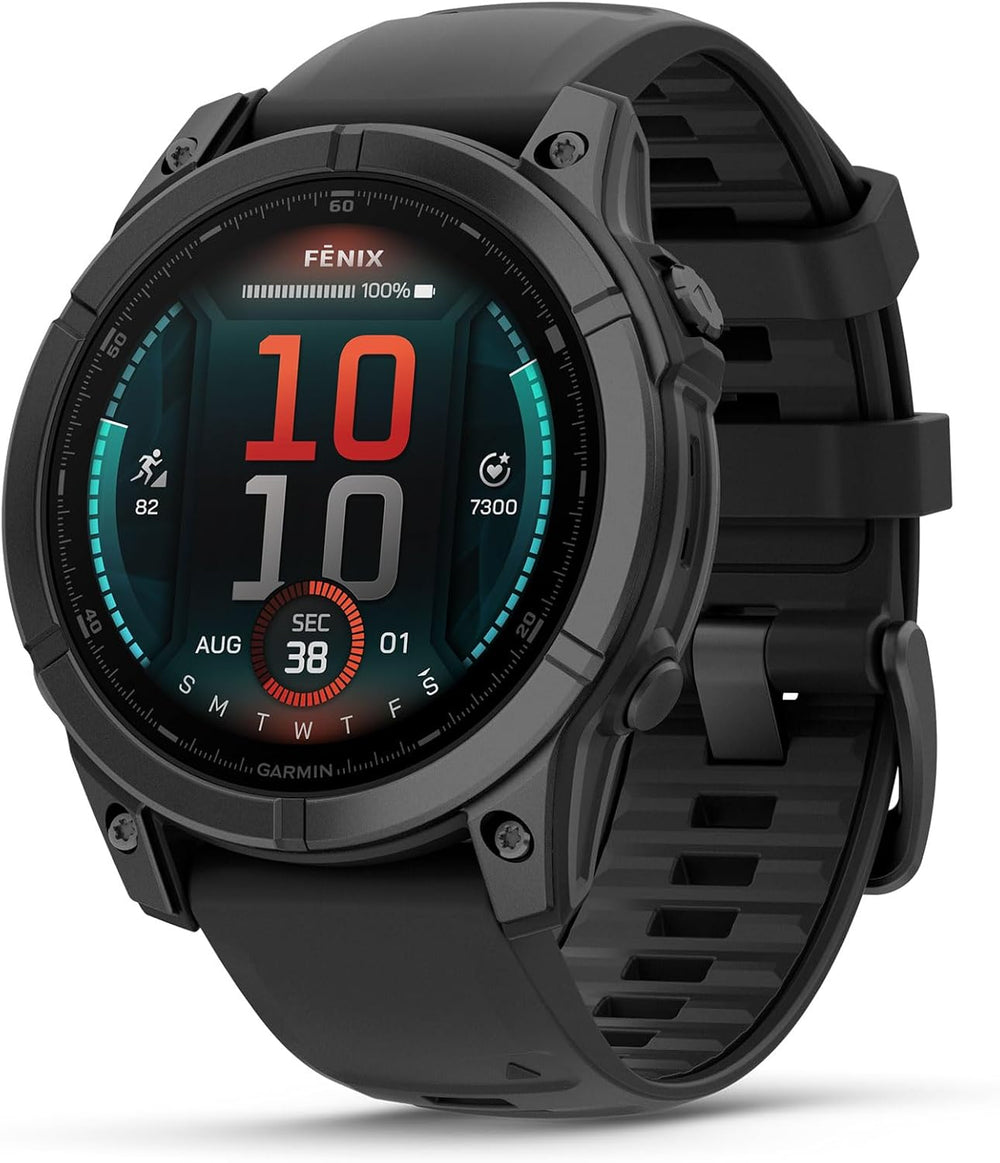 Garmin fenix E AMOLED Outdoor GPS Watch in slate grey