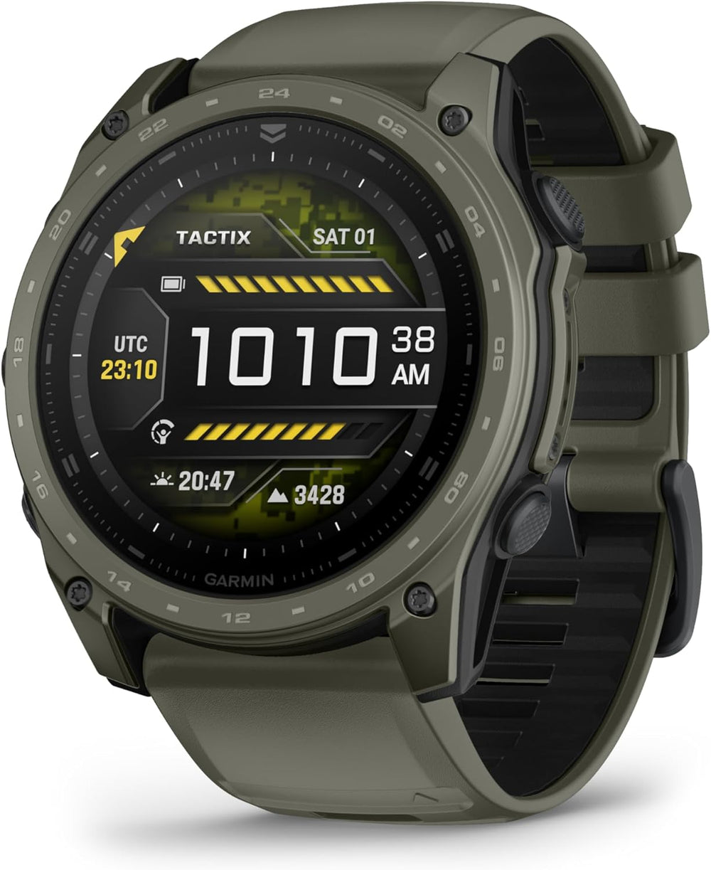 Garmin Tactix 8 Tactical GPS Smartwatch 51MM AMOLED Cerakote in Olive