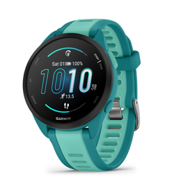 Garmin Forerunner 165 GPS Running Watch in Turquoise/Aqua Music Edition