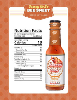 Jersey Girl Bee Sweet Nutrition Facts