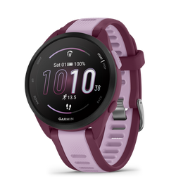 Garmin Forerunner 165 GPS Running Watch in Berry/Lilac Music Edition