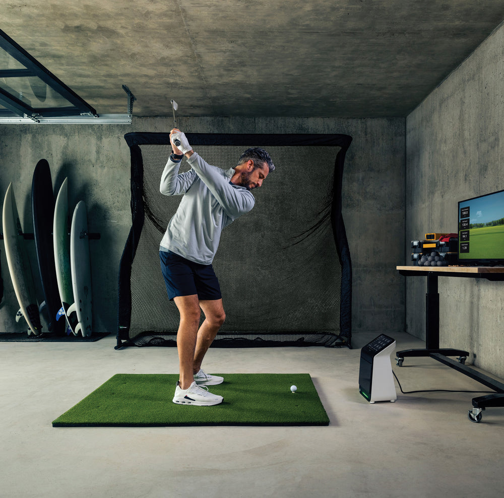 Garmin Approach R50 Premium Golf Launcher swing practice