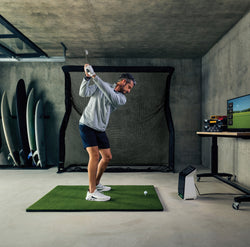 Garmin Approach R50 Premium Golf Launcher swing practice
