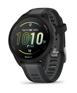 Garmin Forerunner 165 GPS Running Watch in Black/Slate Music Edition