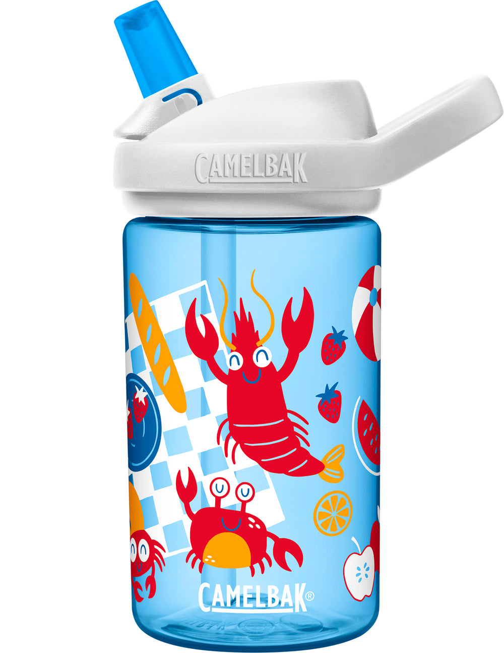 Camelbak Eddy+ Kid's BPA-Free Bottle 14oz in Nautical Picnic