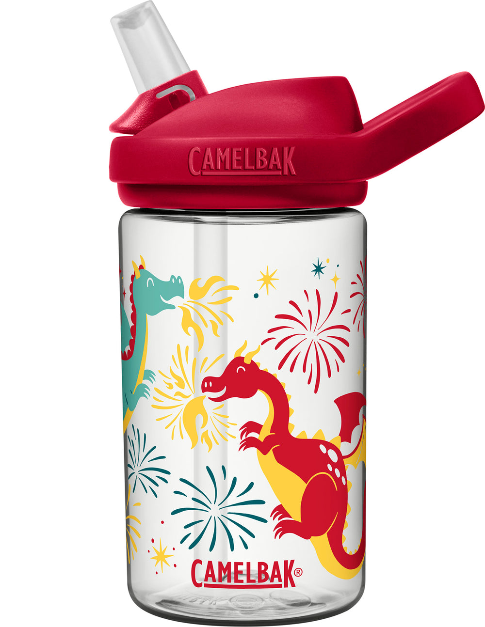 Camelbak Eddy+ Kid's BPA-Free Bottle 14oz in Firework Dragons