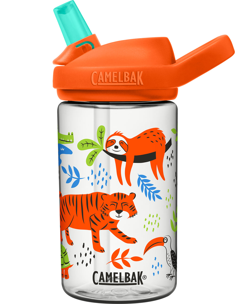 Camelbak Eddy+ Kid's BPA-Free Bottle 14oz in Spring Safari