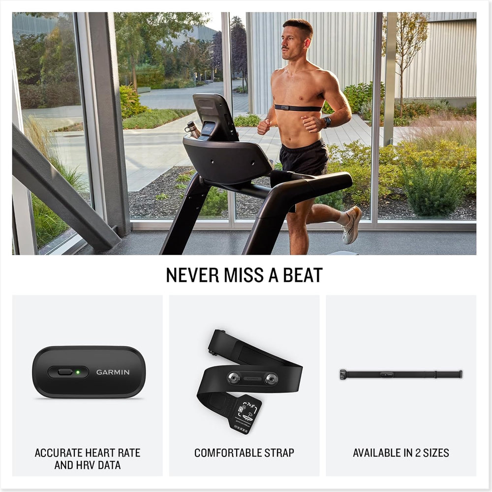 Garmin HRM 200 Heart Rate Monitor
Infographic never miss a beat
