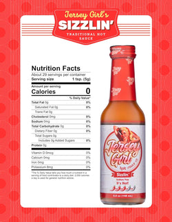 Jersey Girl Sizzlin' Hot Sauce Nutrition Facts