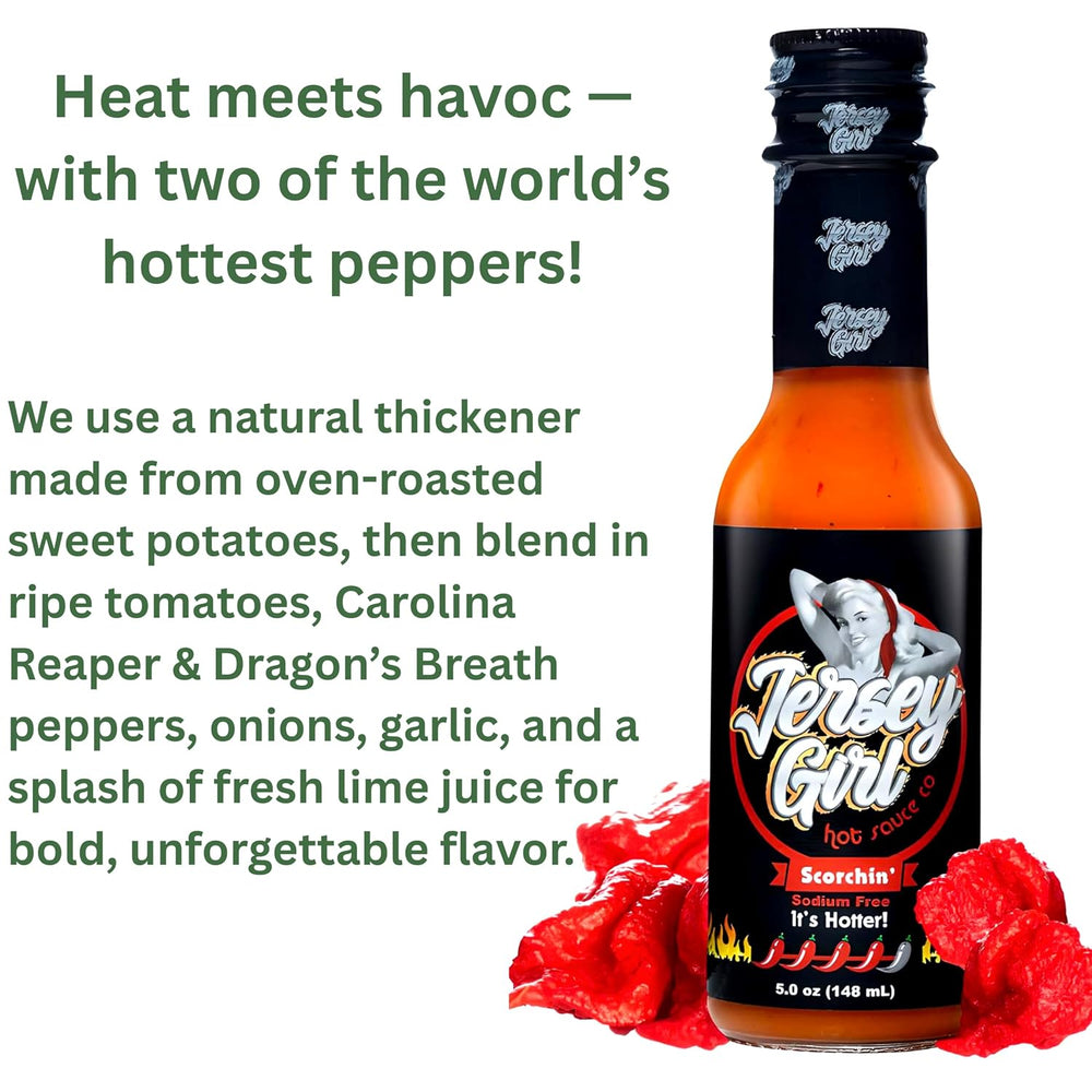 Jersey Girl Scorchin' made with two of the worlds hottest peppers