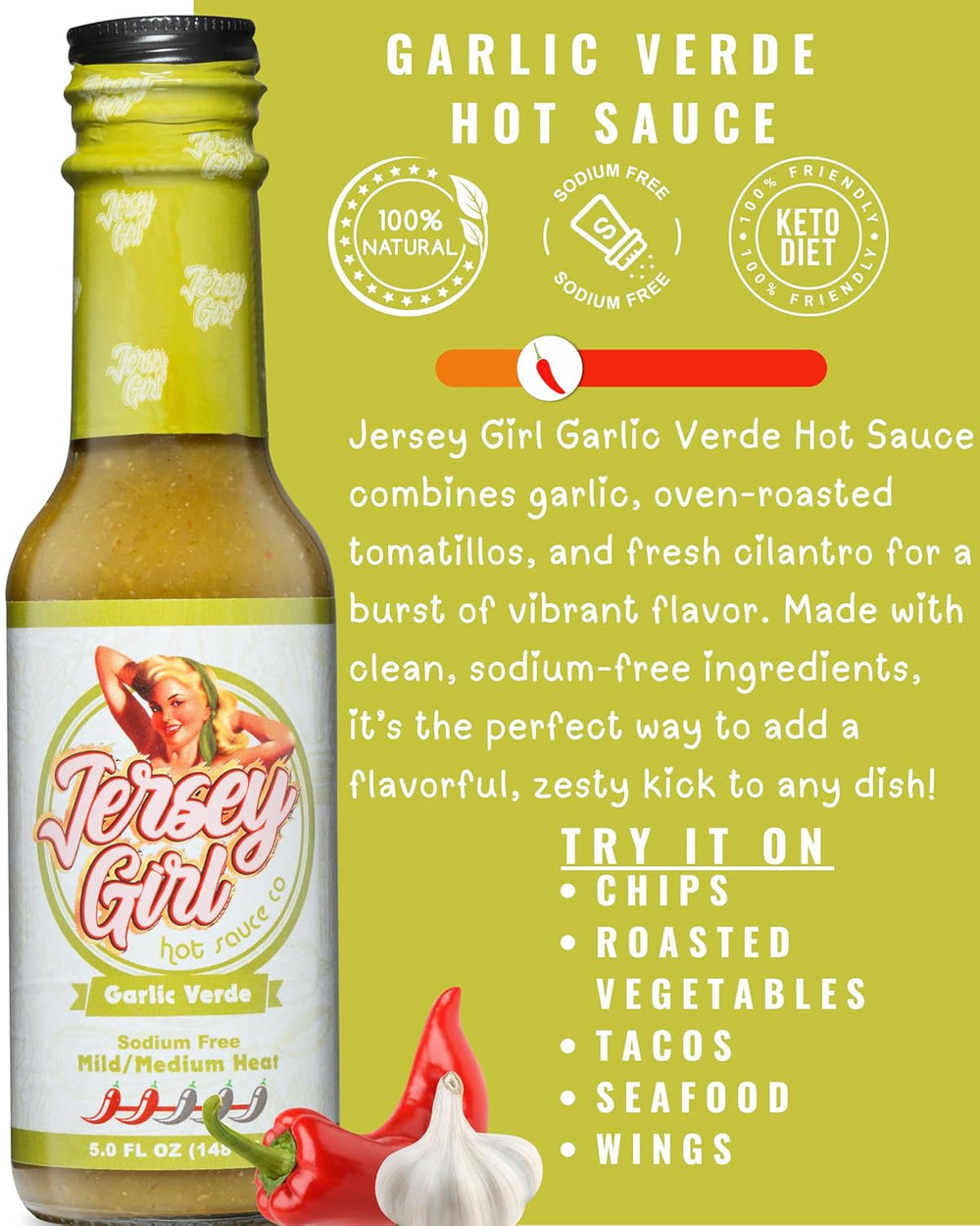 Jersey Girl Garlic Verde try it on