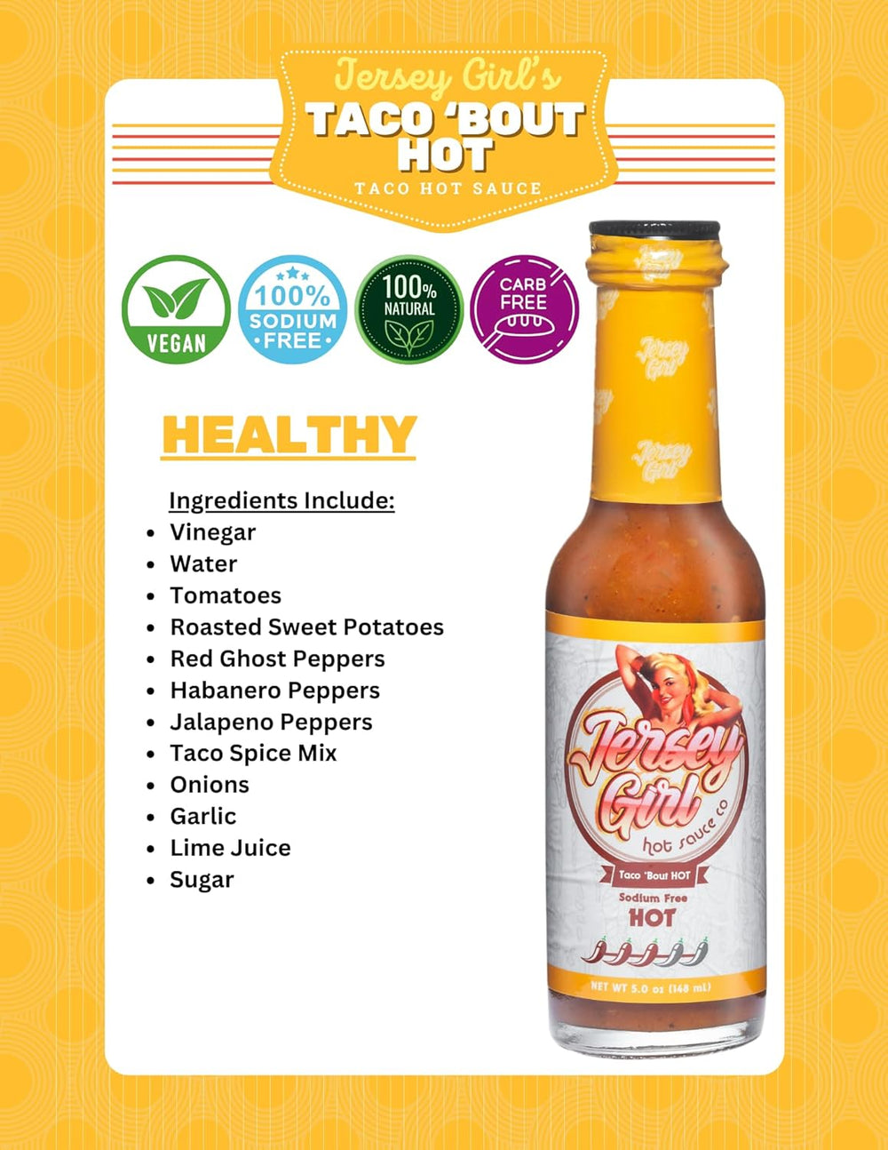 Jersey Girl Taco 'Bout ingredients include