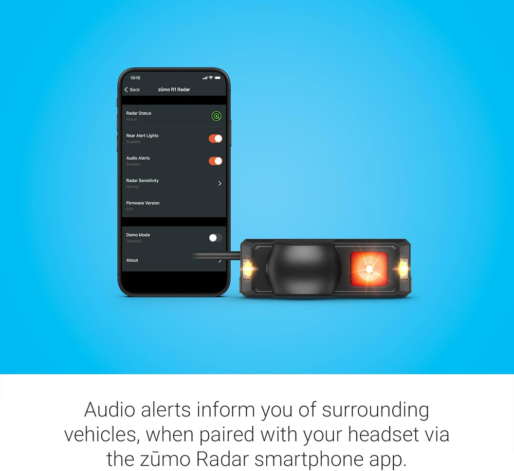 Garmin zūmo R1 audio alerts