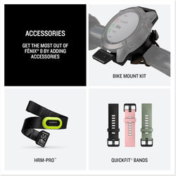 Garmin fenix 8 AMOLED accessories