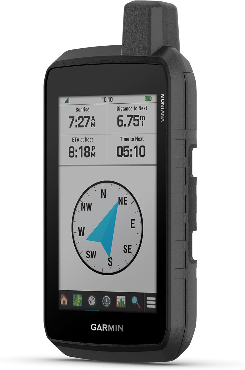 Garmin Montana 710 angled view