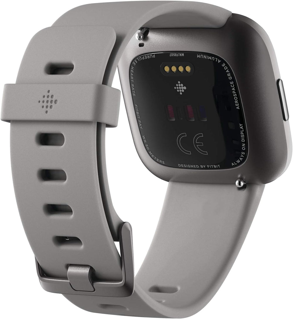 Fitbit Versa 2 Grey Back view of Heart Rate Sensor