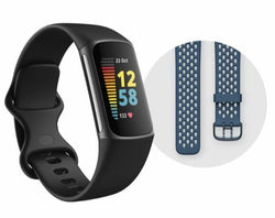 Fitbit Charge 5 Black with Blue Band