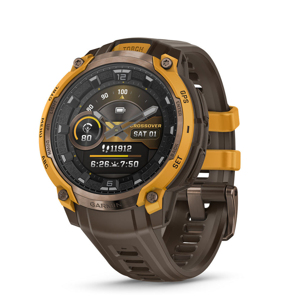 Garmin Instinct Crossover AMOLED in Bronze Sunburst