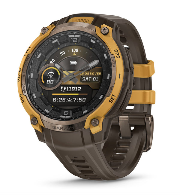 Garmin Instinct Crossover AMOLED in Bronze Sunburst