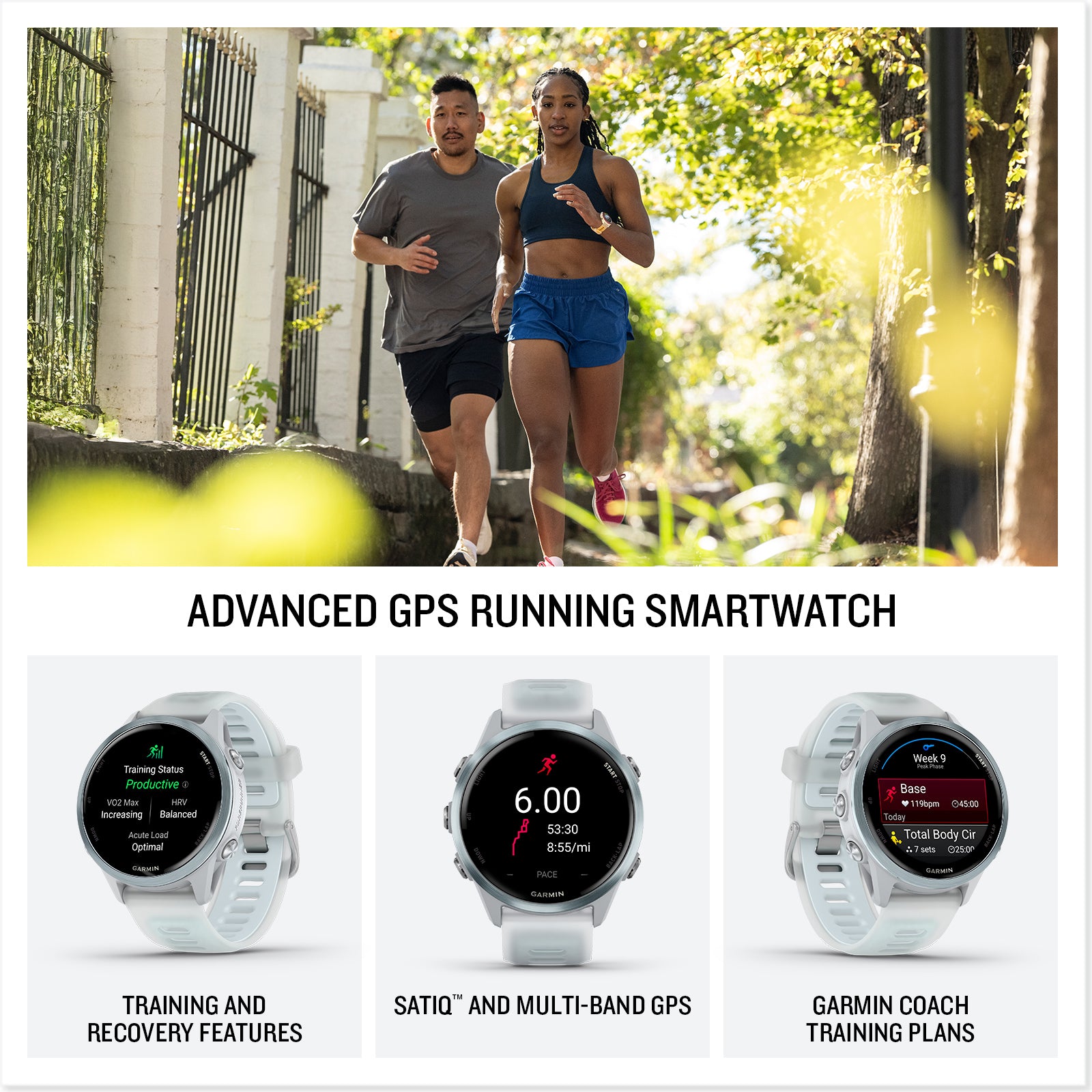 Garmin Forerunner 570 AMOLED GPS Running Watch | HRM USA
