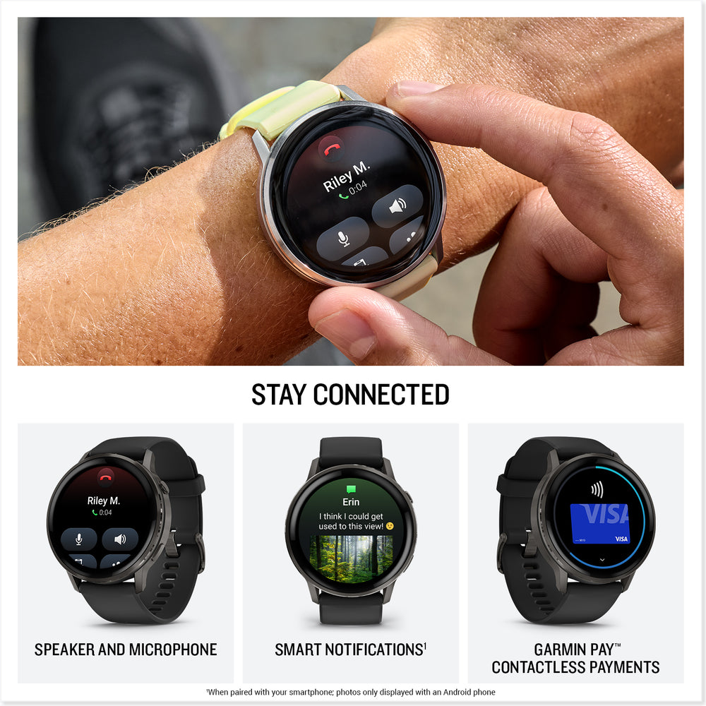 Garmin Venu 4 stay connected