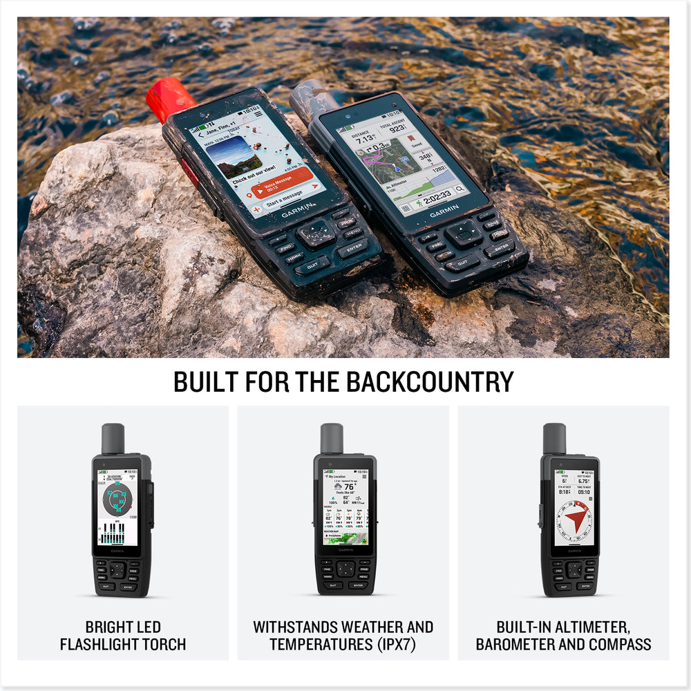 Garmin GPSMAP H1 / H1i Plus Rugged GPS Handheld built for the backcounty