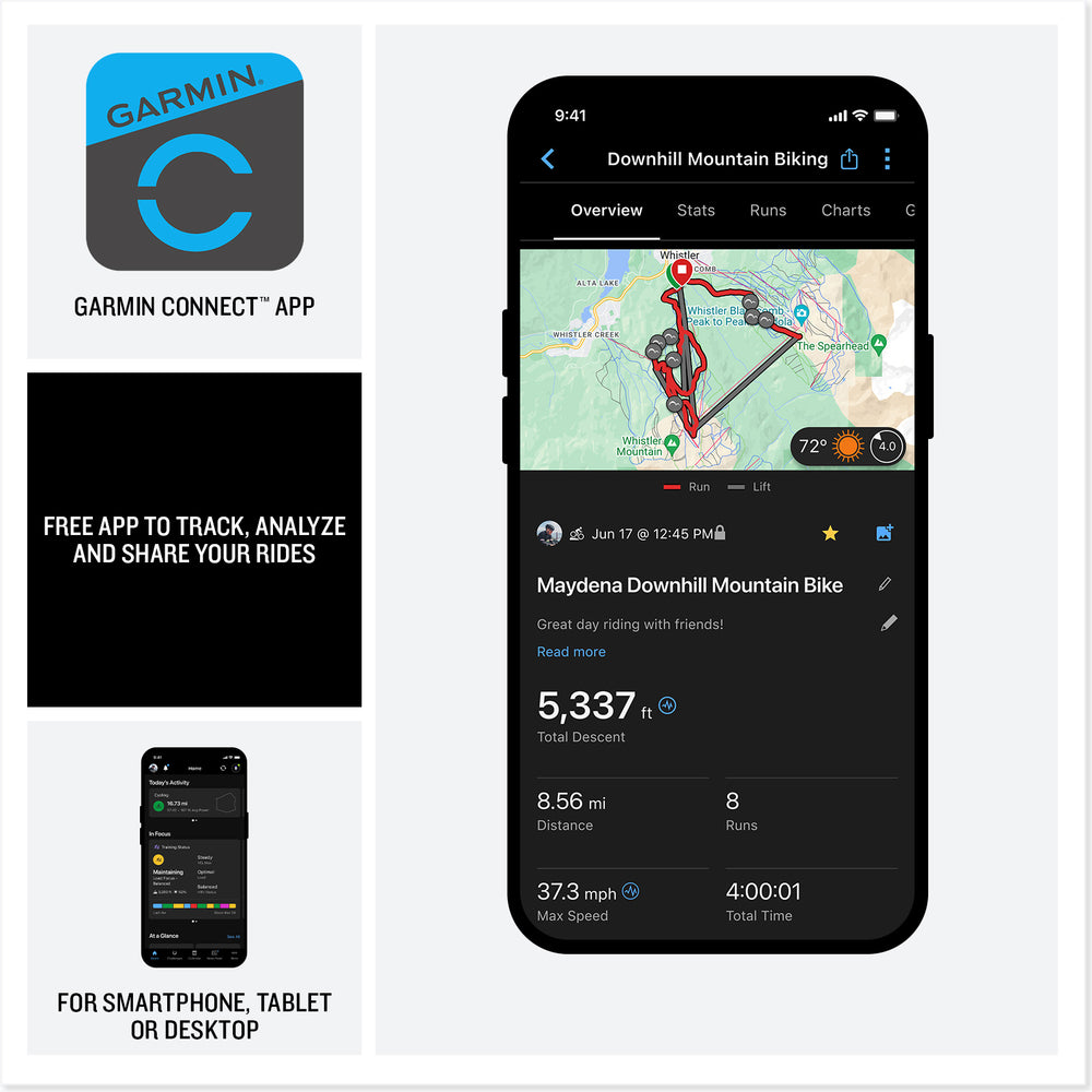 Garmin Edge MTB garmin connect app