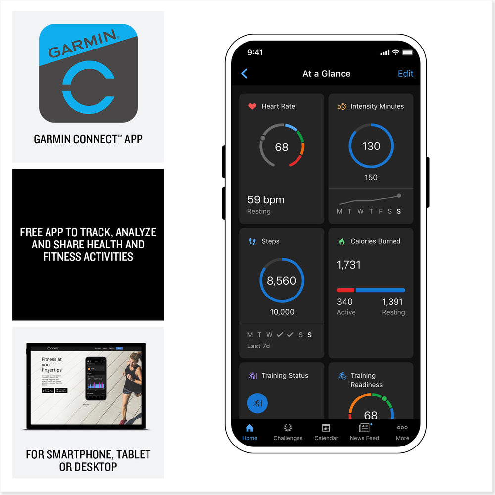 Garmin Instinct Crossover AMOLED garmin connect app