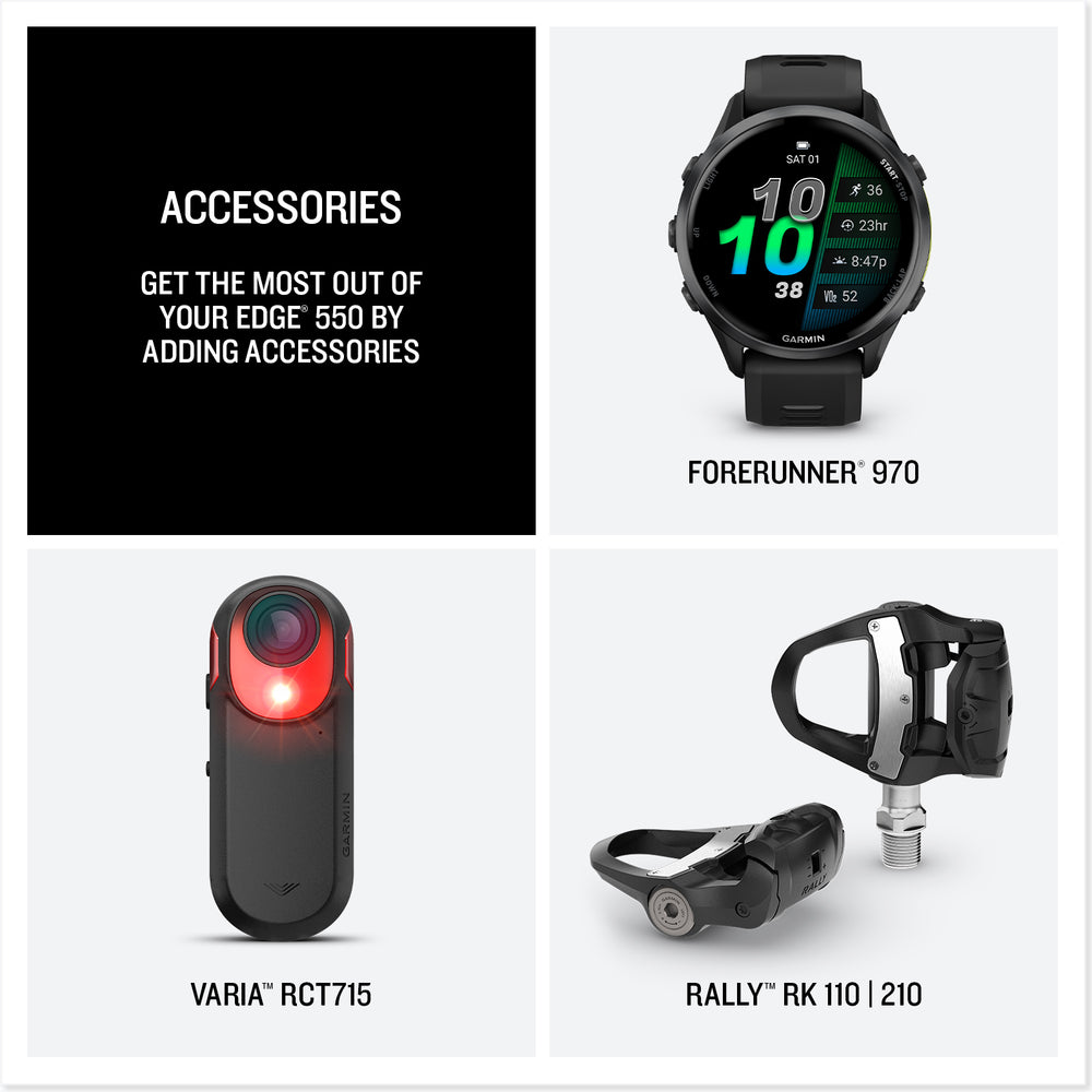 Garmin Edge 550 accessories