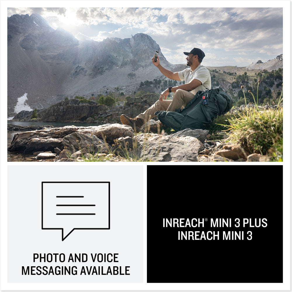 Garmin inReach Mini 3 photo and voice messaging available