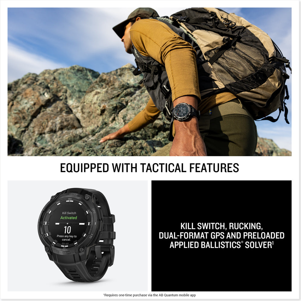 Garmin Instinct Crossover AMOLED Tactical Edition