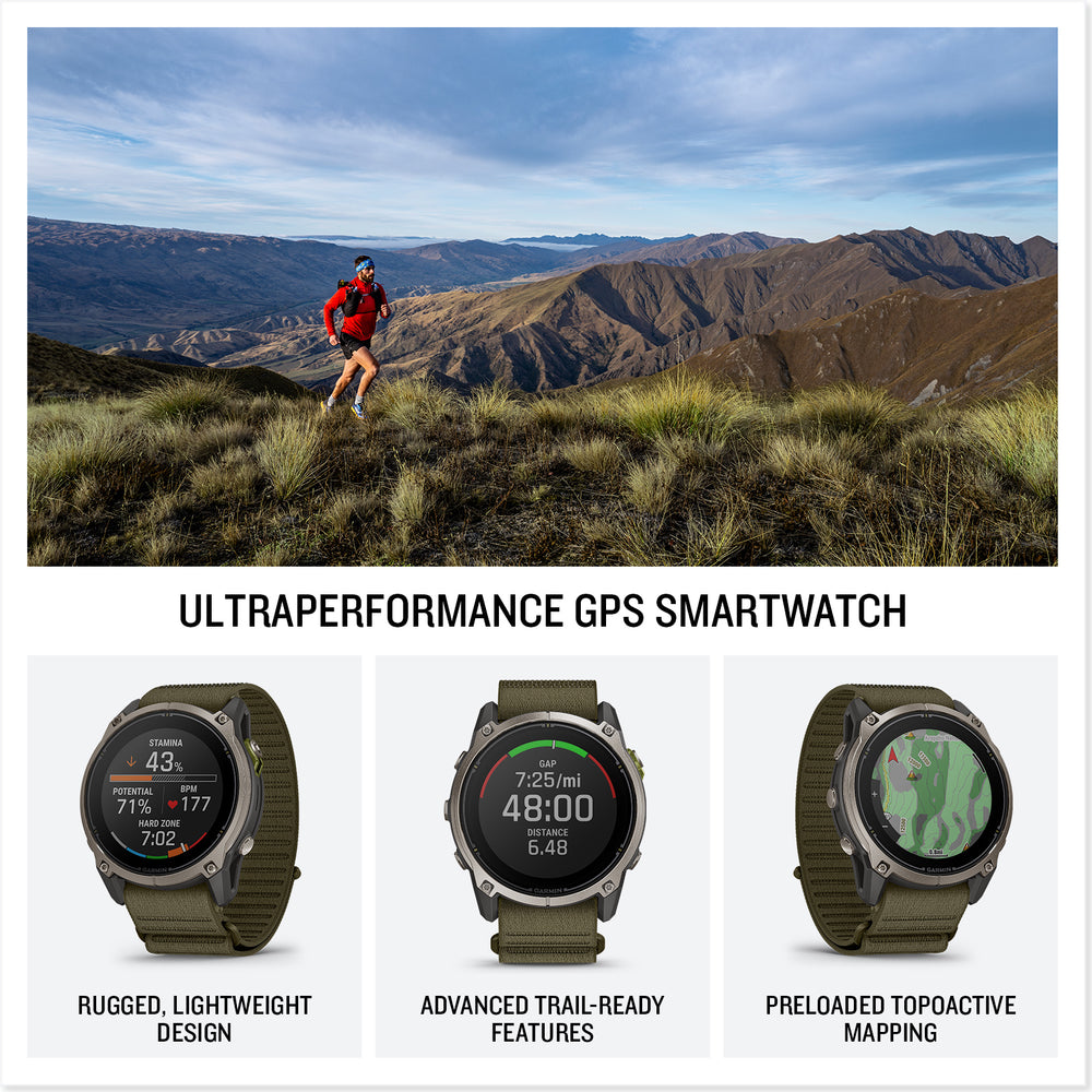 Garmin Enduro 4 rugged light weight design