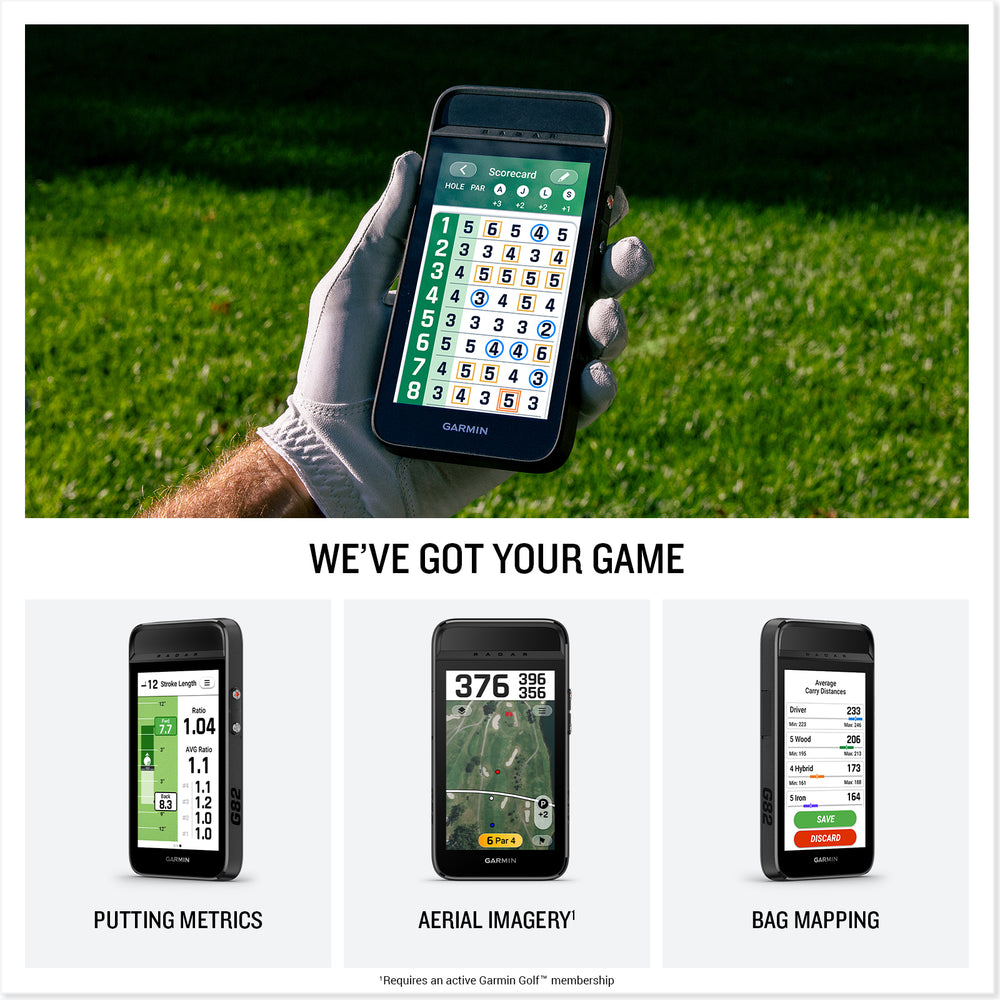 Garmin Approach G82 we've got your game