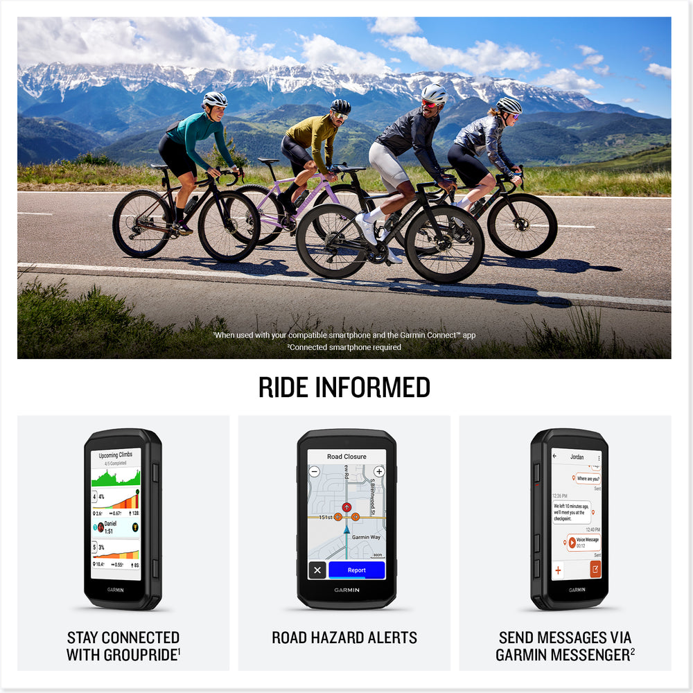 Garmin Edge 1060 ride informed