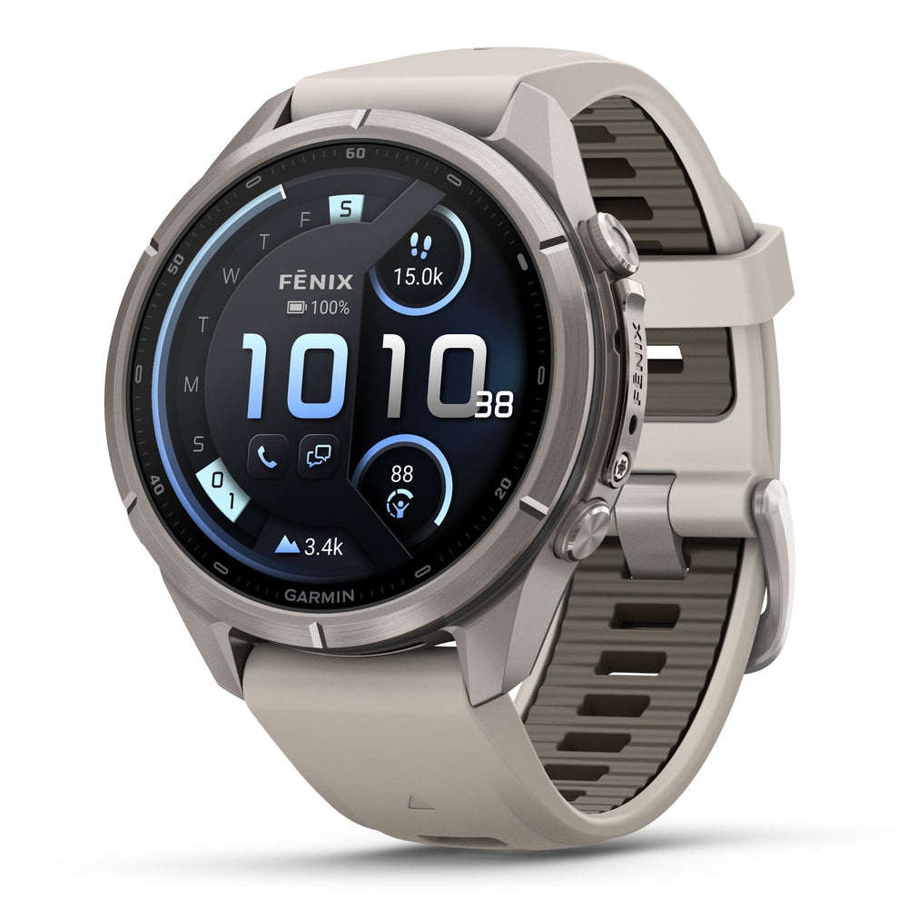 43mm Titanium with Fog Gray/Dark Sandstone
