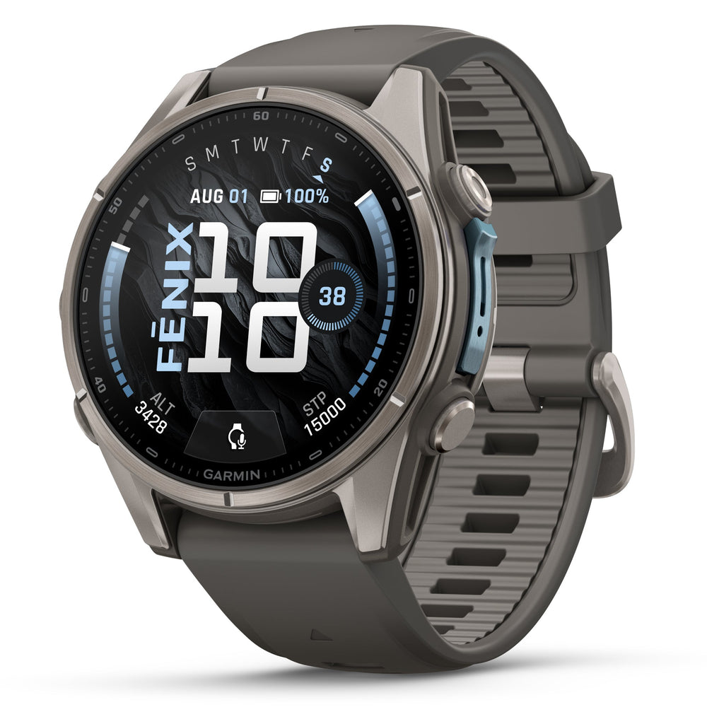 Garmin fenix 9 Titanium with Pebble Gray 43 mm