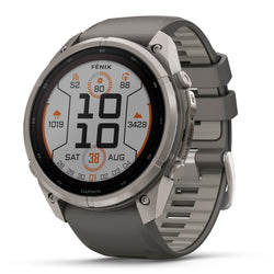 Garmin fenix 9 Titanium with Pebble Gray/Silver Gray (Solar) in 47mm and 51mm