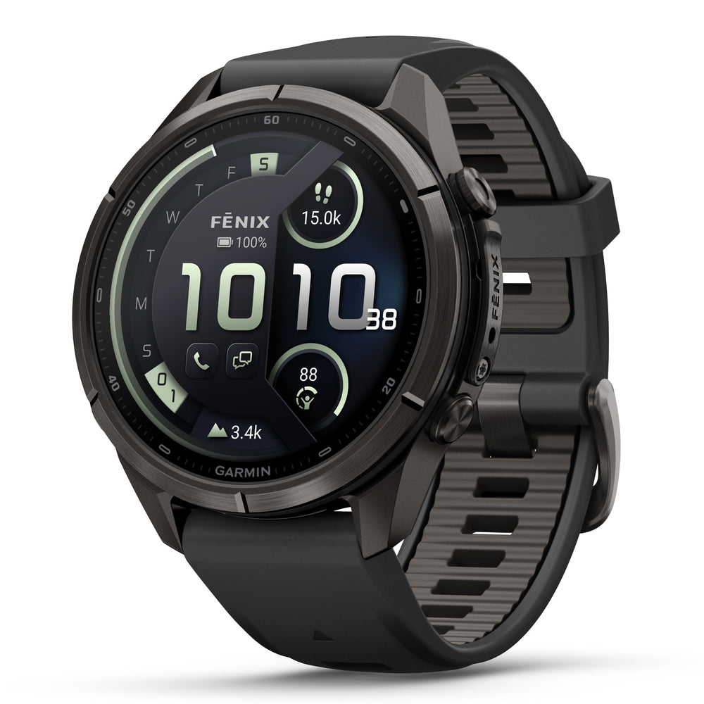 43mm Carbon Gray DLC Titanium with Black/Pebble Gray
