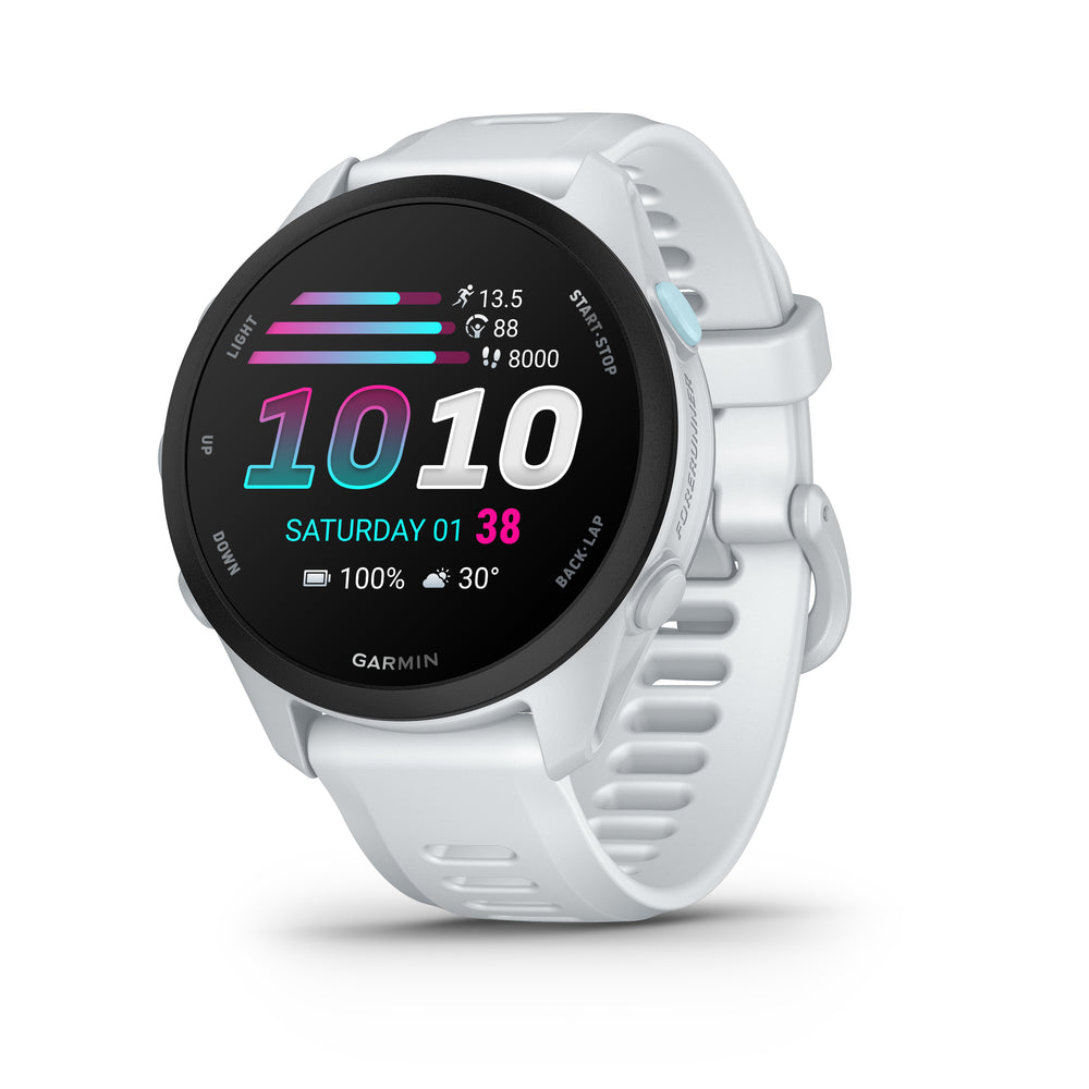 Garmin Forerunner 70 GPS Smartwatch in Whitestone