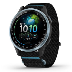 Garmin Approach J1 lightweight GPS golf watch in color Black Azure