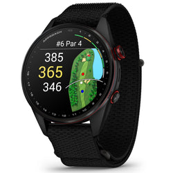 Garmin Approach S72 Advanced Golf Smartwatch in Carbon Gray/Red 47MM